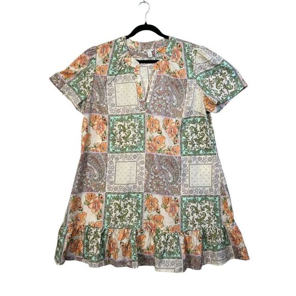 Cato xl PLUS SIZE PAISLEY PATCH DRESS - Picture 4 of 15